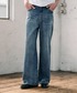 Regen Glanz（レーゲングランツ）の「articulated narrow flared denim pants / アーティキュレイテッドナローフレアデニムパンツ（デニムパンツ・LARGE）」