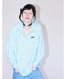 【Little sunny bite】 floral light hoodie