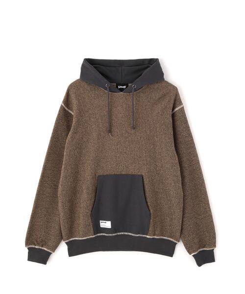 Schott(ショット)の「Schott/ショット/SALT AND PEPPER HOODED SWEAT/ソルトアンドペッパー パーカー(パーカー・メンズ・グレー/ベージュ・M/L/XL/2XL)」の16枚目の写真