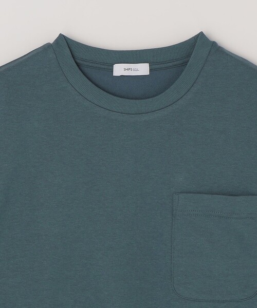 SHIPS any(シップス エニィ)の「SHIPS any:〈接触冷感〉COOL TOUCH スムース リラックス ポケット Tシャツ 26SS◇(Tシャツ/カットソー・メンズ・チャコールグレー/ホワイト/ネイビー/ベージュ/ブラック・MEDIUM/X-LARGE/LARGE)」の10枚目の写真