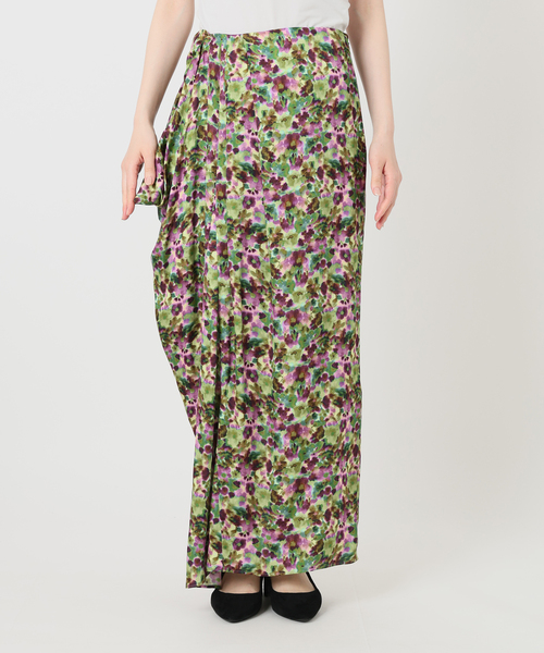 VERMEIL par iena(ヴェルメイユパーイエナ)の「フラワースカート(スカート・レディース・ラベンダー・38/36)」の6枚目の写真