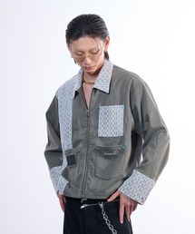 VI E DIT（ヴィエディット）の「Lace Detroit Jacket（ブルゾン）」