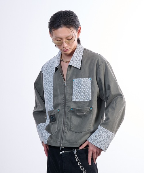 Lace Detroit Jacket/レースデトロイトジャケット（ブルゾン）｜VI E