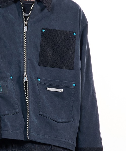 Lace Detroit Jacket/レースデトロイトジャケット（ブルゾン）｜VI E