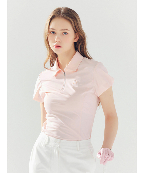 LORDLOAR(ロードロアル)の「パフスリーブカラー半袖Tシャツ PINK(Tシャツ/カットソー・レディース・その他・SMALL/MEDIUM/LARGE)」の2枚目の写真