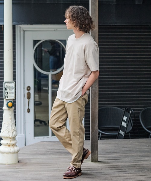ragged mountain（ラギットマウンテン）の「【RAGGED MOUNTAIN/ラギットマウンテン】【背中で見せるバックプリント】BETHEL/べテル オーバーサイズT グラフィックＴシャツ ルーズシルエット バックプリント アウトドア キャンプ（Tシャツ/カットソー・メンズ・ベージュ/カーキ/ブラック/ホワイト・X-LARGE/LARGE/MEDIUM）」の7枚目の写真