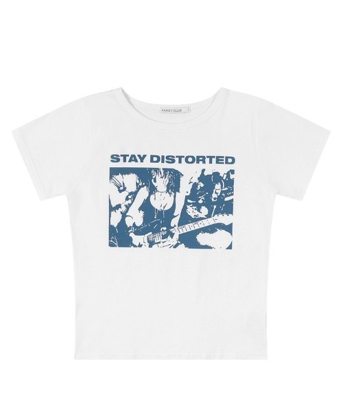 FANCY CLUB(ファンシークラブ)の「A'GEM/9 × .kom 『FANCY CLUB/ファンシークラブ』DISTORT CLUB TEE/ディストートクラブTシャツ(Tシャツ/カットソー・レディース・ホワイト/イエロー・FREE)」の17枚目の写真
