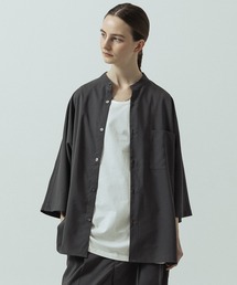 SLICK | 【SLICK/スリック】Linen Like Fabric Dolman Sleeve Shirt/リネンライクファブリックドルマンスリーブシャツ(シャツ/ブラウス)