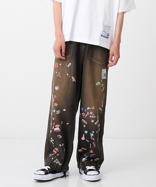 MIHARAYASUHIRO/ミハラヤスヒロ】BAKER JEANS w STICKER（デニムパンツ