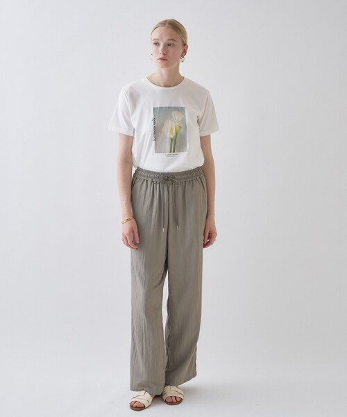 cloenc(クロエンス)の「【セットアップ/マシンウォッシュ】ナイロンワッシャーイージーパンツ(その他パンツ・レディース・ブラック/カーキ・01/02/03)」の11枚目の写真