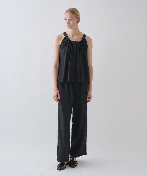 cloenc(クロエンス)の「【セットアップ/マシンウォッシュ】ナイロンワッシャーイージーパンツ(その他パンツ・レディース・ブラック/カーキ・01/02/03)」の18枚目の写真