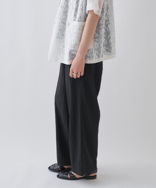 cloenc(クロエンス)の「【セットアップ/マシンウォッシュ】ナイロンワッシャーイージーパンツ(その他パンツ・レディース・ブラック/カーキ・01/02/03)」の18枚目の写真