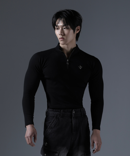 CARMID（カミド）の「アンティーク半ジップ長袖[ブラック]（ニット/セーター・メンズ・その他・1/2/3）」の13枚目の写真