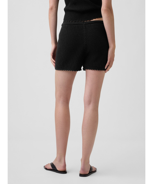 GAP(ギャップ)の「コットン100% クロシェ イージーショートパンツ(その他パンツ・レディース・ブラック/アイボリー・XS/S/M/L/XXS)」の12枚目の写真