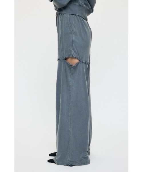 MOUSSY(マウジー)の「【セットアップ対応】GARMENT スウェットパンツ(スウェットパンツ・レディース・ブルー/ライトブラック・1/2)」の6枚目の写真