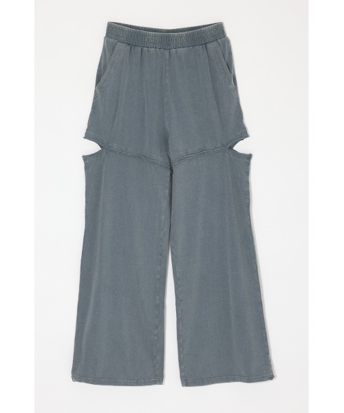MOUSSY(マウジー)の「【セットアップ対応】GARMENT スウェットパンツ(スウェットパンツ・レディース・ブルー/ライトブラック・1/2)」の12枚目の写真