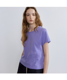 Basic logo round t-shirt [FRSP07TS06]_Light purple