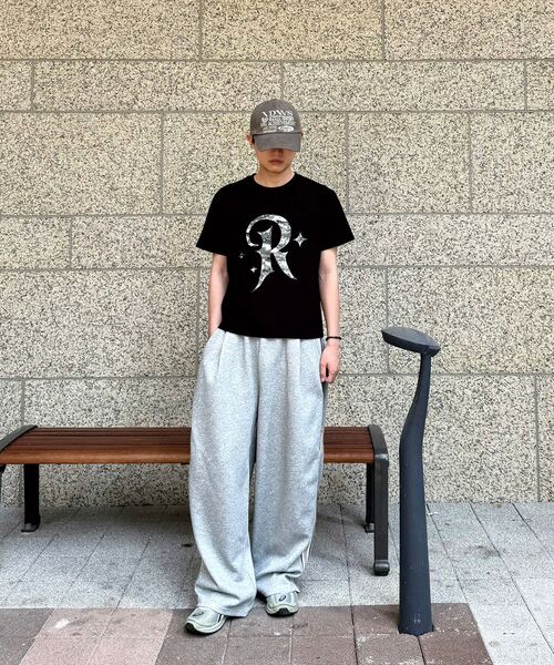 REBRENNER(リブレンナー)の「DTF ミリアル クールコットンクロップ半袖Tシャツ ブラック(Tシャツ/カットソー・メンズ・ブラック・MEDIUM/LARGE/X-LARGE)」の11枚目の写真