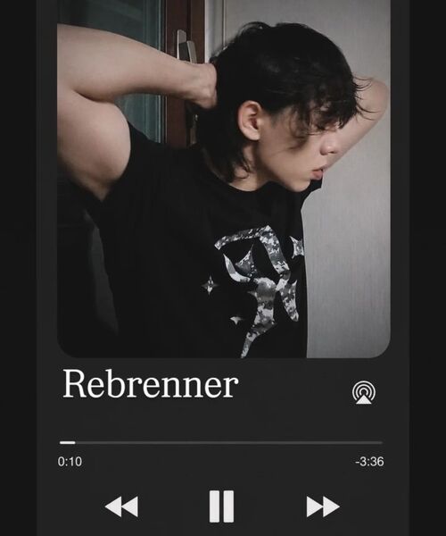 REBRENNER(リブレンナー)の「DTF ミリアル クールコットンクロップ半袖Tシャツ ブラック(Tシャツ/カットソー・メンズ・ブラック・MEDIUM/LARGE/X-LARGE)」の15枚目の写真