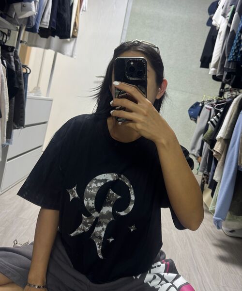 REBRENNER(リブレンナー)の「DTF ミリアル クールコットンクロップ半袖Tシャツ ブラック(Tシャツ/カットソー・メンズ・ブラック・MEDIUM/LARGE/X-LARGE)」の16枚目の写真