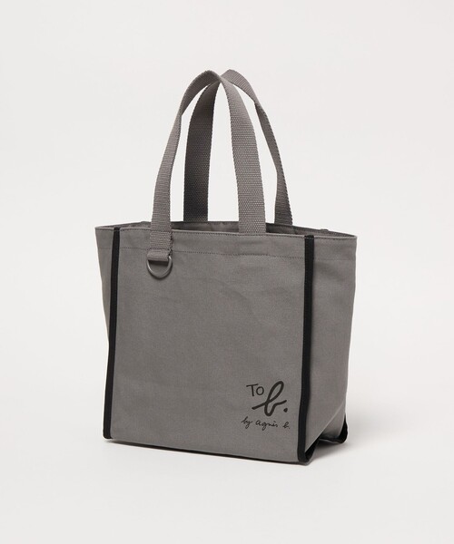 To b. by agnes b.(トゥービーバイアニエスベー)の「<To b. by agnes b.コラボ>トートバッグ(ミニ)(トートバッグ・レディース・ワインレッド/ブラック/グレー・FREE)」の9枚目の写真