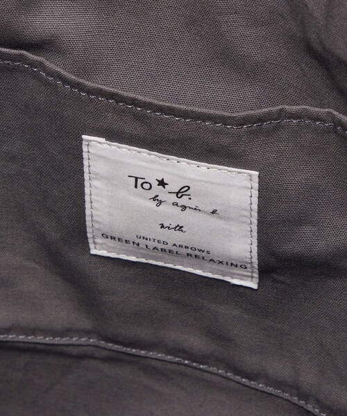 To b. by agnes b.(トゥービーバイアニエスベー)の「<To b. by agnes b.コラボ>トートバッグ(ミニ)(トートバッグ・レディース・ワインレッド/ブラック/グレー・FREE)」の13枚目の写真