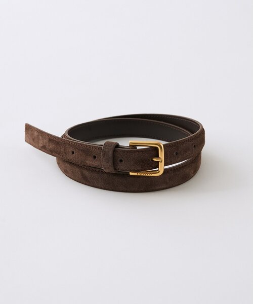 Whim Gazette（ウィムガゼット）の「【BOTERO】LAID Belt Suede（ベルト・レディース・ブラウン・FREE）」の4枚目の写真