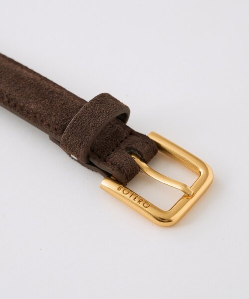 Whim Gazette（ウィムガゼット）の「【BOTERO】LAID Belt Suede（ベルト・レディース・ブラウン・FREE）」の5枚目の写真