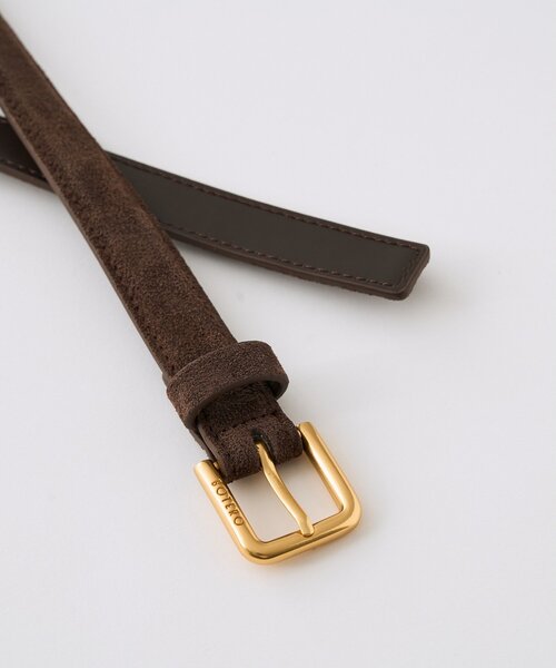 Whim Gazette（ウィムガゼット）の「【BOTERO】LAID Belt Suede（ベルト・レディース・ブラウン・FREE）」の6枚目の写真