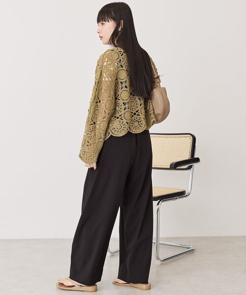 AMERICAN HOLIC(アメリカンホリック)の「ウエストドロストソフトバルーンパンツ(その他パンツ・レディース・ブラック/ベージュ/グレー・L/M)」の16枚目の写真