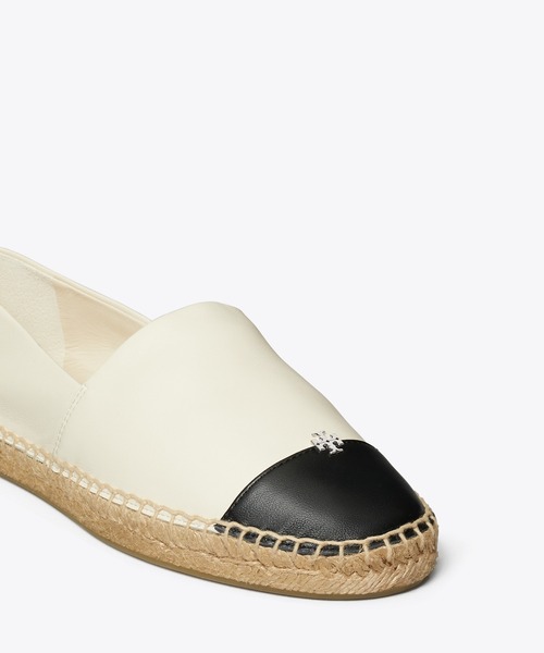 TORY BURCH(トリーバーチ)の「キャップトゥ エスパドリーユ ワイド(スリッポン・レディース・ピンク/ホワイト・23cm/24cm/23.5cm/25cm/24.5cm)」の7枚目の写真