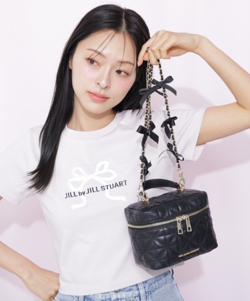 JILL by JILL STUART(ジルバイジルスチュアート)の「<RIBBONシリーズ>チェーンリボンバニティ(ショルダーバッグ・レディース・ブラック/ピンク・FREE)」の10枚目の写真