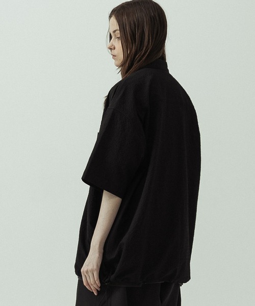 SLICK(スリック)の「【ZOZO限定】SLICK/スリック/Seersucker Gingham Check Drawstring Short Sleeve Shirt/シアサッカーギンガムチェックドローストリングショートスリーブシャツ(シャツ/ブラウス・メンズ・ライトグレー/ブラック/カーキ・1/2/3)」の15枚目の写真