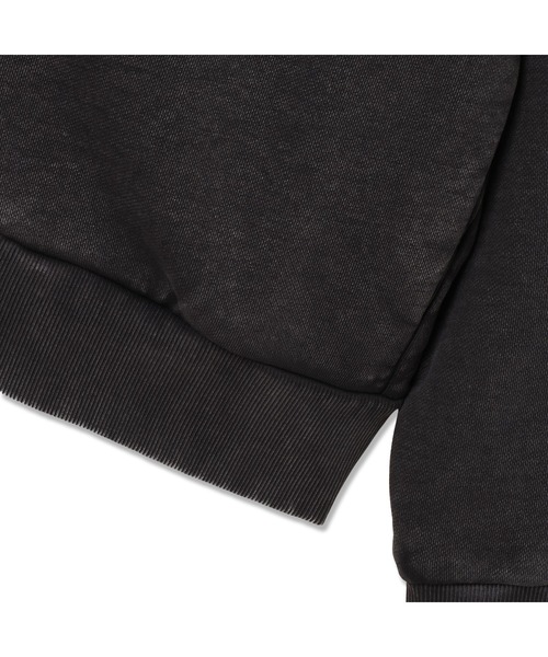 Guess(ゲス)の「HIGH Neck Washed Patch Top スウェット ジップアップ アウター(スウェット・メンズ・ブラウン/ブラック・SMALL/MEDIUM/X-LARGE/LARGE)」の10枚目の写真