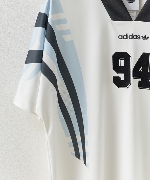 adidas(アディダス)の「adidas/ サンティアゴ AOP インフィル ジャージ / GY297,KE2154 秋服 冬服(Tシャツ/カットソー・メンズ・ホワイト・XL/L/M)」の9枚目の写真