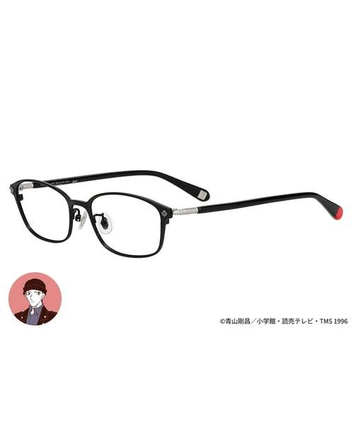 Zoff | 名探偵コナン【赤井秀一モデル】ウェリントン型 メガネ｜横長