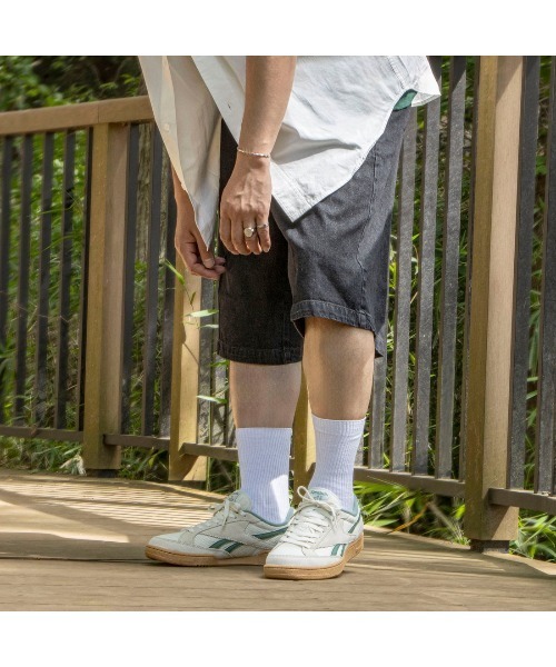 Reebok（リーボック）の「クラブシー グラウンズ 70 / CLUB C GROUNDS 70（スニーカー・メンズ・ホワイト×グレー/ホワイト×グリーン・22.5cm/23.0cm/23.5cm/24.5cm/24.0cm/25.0cm/25.5cm/26.0cm/26.5cm/27.0cm/27.5cm/28.0cm/28.5cm/29.0cm/30.0cm/31cm）」の11枚目の写真