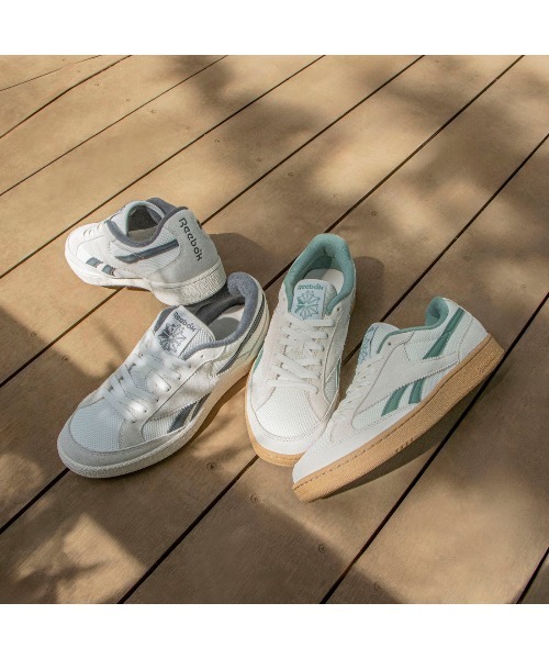 Reebok（リーボック）の「クラブシー グラウンズ 70 / CLUB C GROUNDS 70（スニーカー・メンズ・ホワイト×グレー/ホワイト×グリーン・22.5cm/23.0cm/23.5cm/24.5cm/24.0cm/25.0cm/25.5cm/26.0cm/26.5cm/27.0cm/27.5cm/28.0cm/28.5cm/29.0cm/30.0cm/31cm）」の12枚目の写真