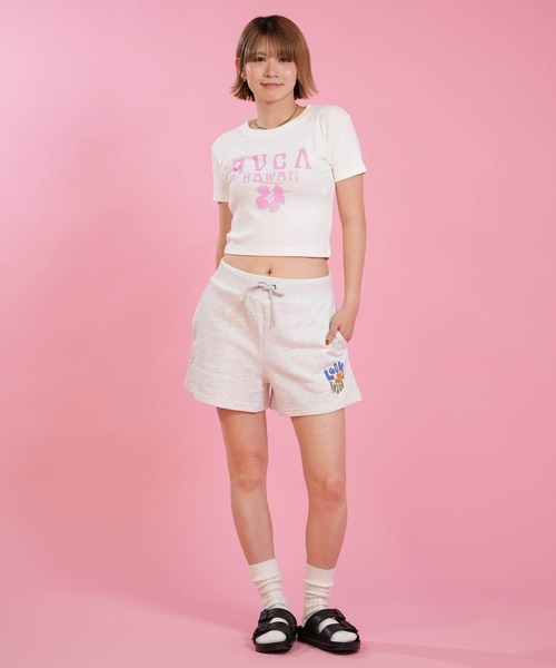 RVCA(ルーカ)の「RVCA/ルーカ 半袖 Tシャツ BG04C216(Tシャツ/カットソー・レディース・ホワイト/ライトピンク/ブラック・M/S)」の7枚目の写真