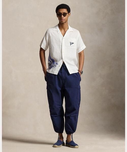 POLO RALPH LAUREN(ポロ ラルフ ローレン)の「クラシック フィット ノーティカル リネン キャンプ シャツ(シャツ/ブラウス・メンズ・マルチ・S/XS/L/M)」の3枚目の写真