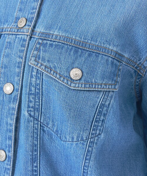 SOMETHING(サムシング)の「【SOMETHING/サムシング】G-SHIRT/デニムシャツ/デニム【WEB限定】(シャツ/ブラウス・レディース・インディゴブルー・フリー)」の16枚目の写真
