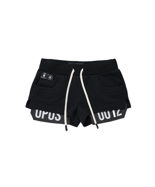 OPUS 0012(オーパス0012)の「Op. 08 CLASSIC PATCHED MICRO SWEAT PANTS BLACK(その他パンツ・レディース・その他・MEDIUM/SMALL)」の1枚目の写真