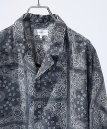 ABAHOUSE（アバハウス）の「総柄 オープンカラーシャツ   ドルマンスリーブ（シャツ/ブラウス）」