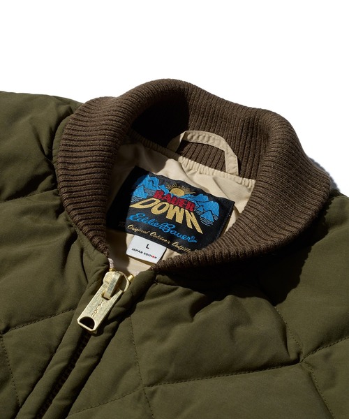 Eddie Bauer(エディーバウアー)の「エディーバウアー【EDDIE BAUER】 - ジャケット【SKYLINER JACKET E942430M】(ダウンジャケット/コート・メンズ・ダークグリーン/ベージュ/ブラック・XXL/XL/L)」の5枚目の写真