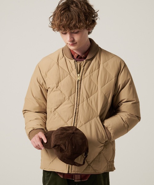 Eddie Bauer(エディーバウアー)の「エディーバウアー【EDDIE BAUER】 - ジャケット【SKYLINER JACKET E942430M】(ダウンジャケット/コート・メンズ・ダークグリーン/ベージュ/ブラック・XXL/XL/L)」の10枚目の写真
