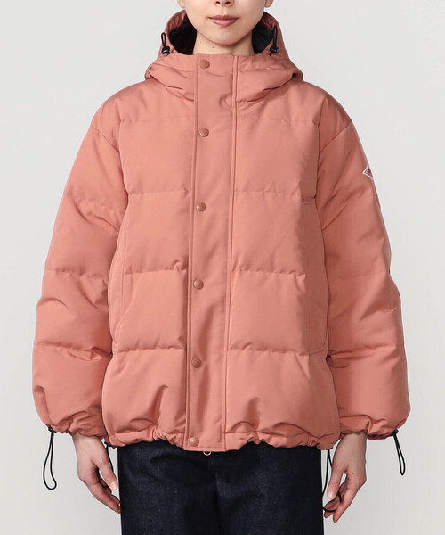 DANTON(ダントン)の「DANTON | ポリエステルタッサー ダウンフードジャケット WOMEN(ダウンジャケット/コート・レディース・ブラック/ピンク・S)」の14枚目の写真