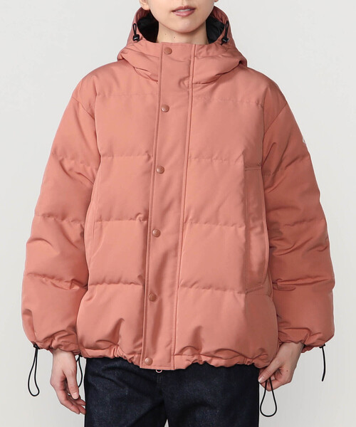 DANTON(ダントン)の「DANTON | ポリエステルタッサー ダウンフードジャケット WOMEN(ダウンジャケット/コート・レディース・ブラック/ピンク・S)」の12枚目の写真