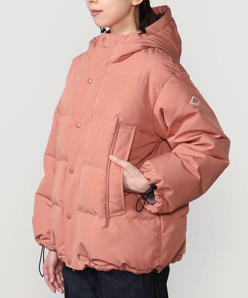 DANTON(ダントン)の「DANTON | ポリエステルタッサー ダウンフードジャケット WOMEN(ダウンジャケット/コート・レディース・ブラック/ピンク・S)」の13枚目の写真