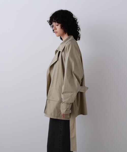 YLEVE（イレーヴ）の「YLEVE / 100/2 CHAMBRAY WEATHER COAT（ダウンジャケット/コート・レディース・イエロー/ブラック・1）」の12枚目の写真