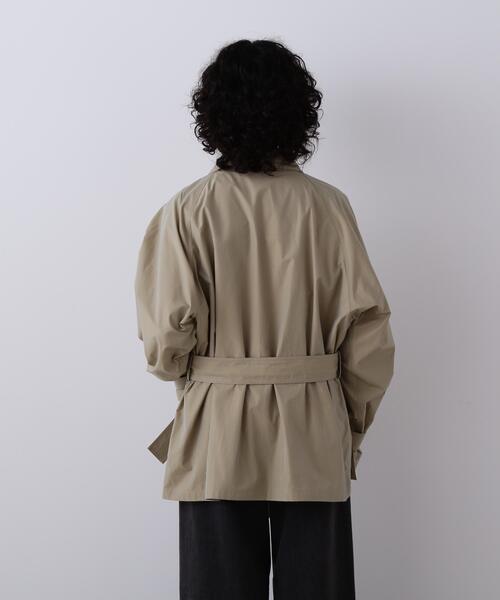 YLEVE（イレーヴ）の「YLEVE / 100/2 CHAMBRAY WEATHER COAT（ダウンジャケット/コート・レディース・イエロー/ブラック・1）」の13枚目の写真